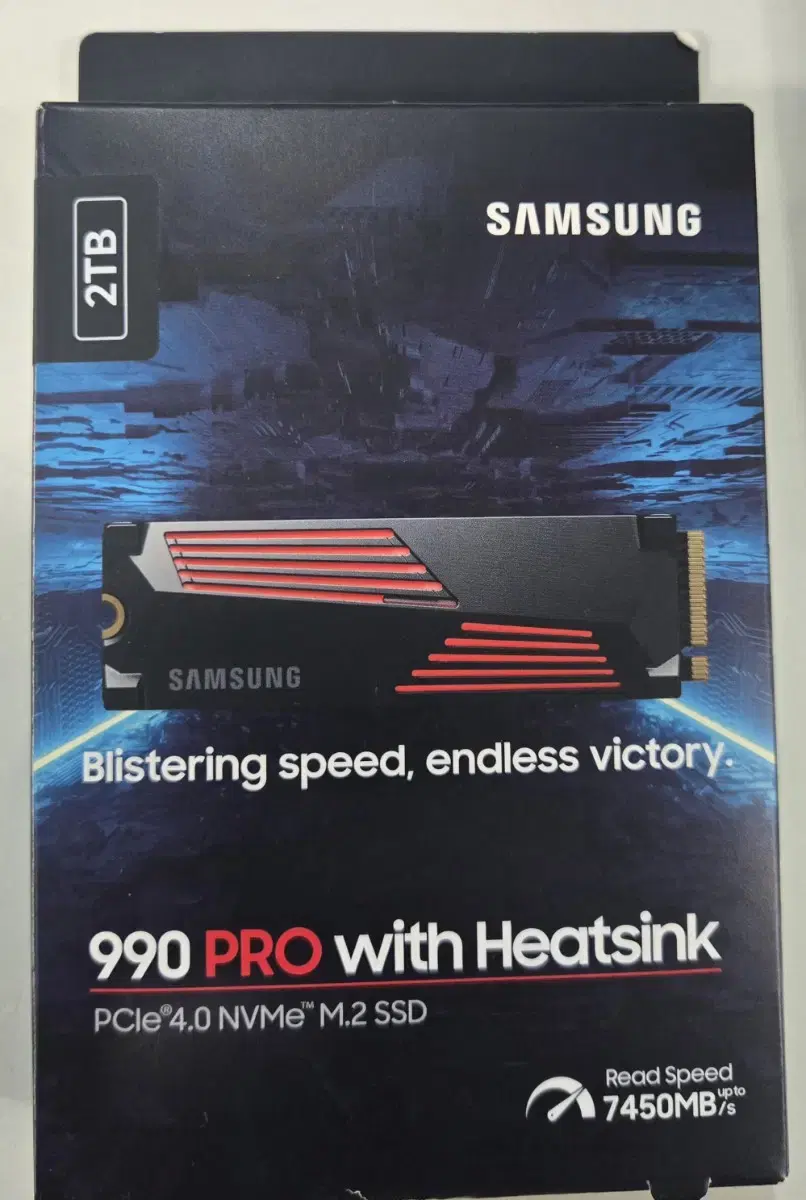 [미개봉]990 pro 2TB  Heatsink